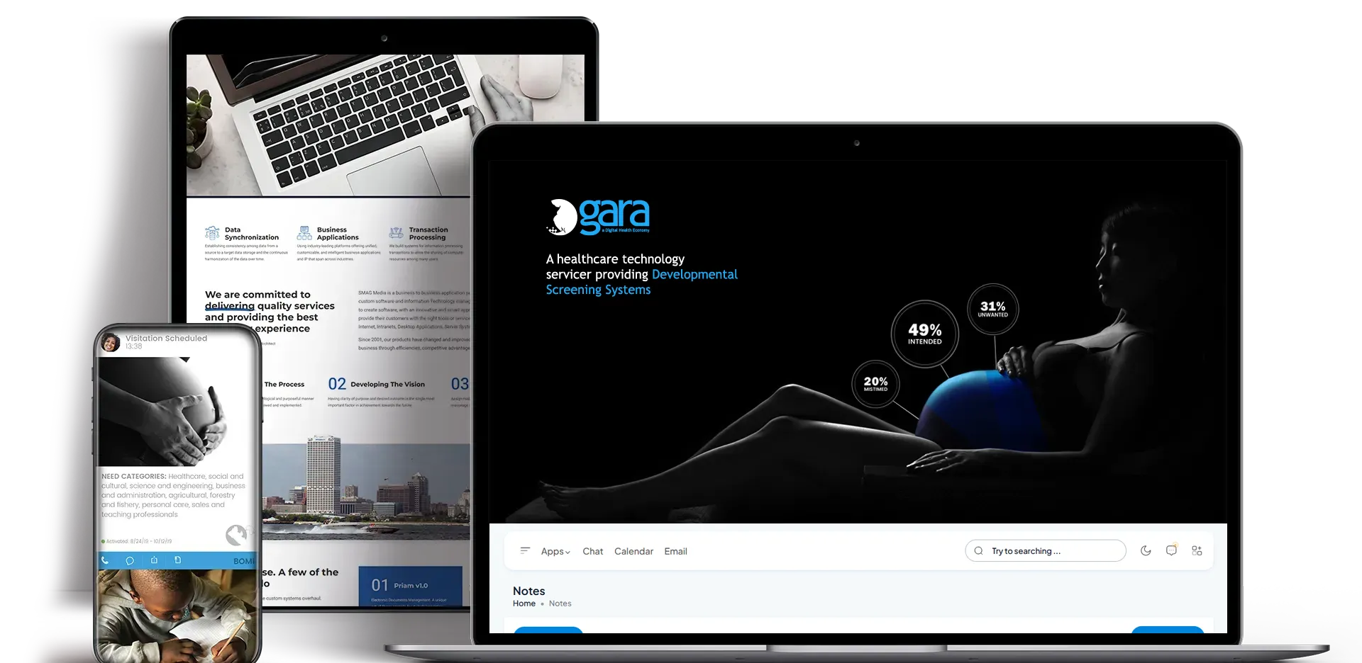 Mobile, Desktop and Tablet views of Spanx Website