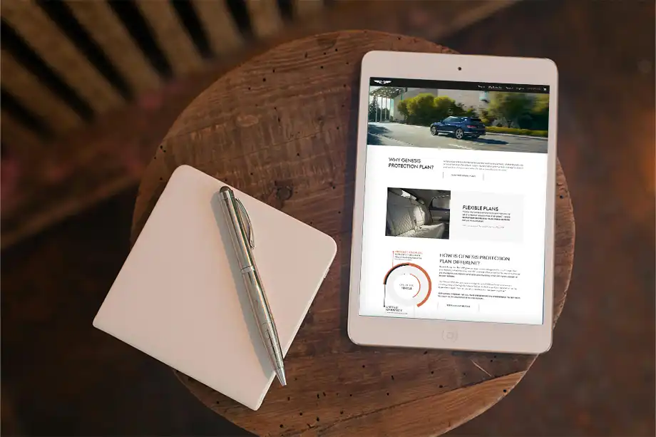 Genesis Landing Page