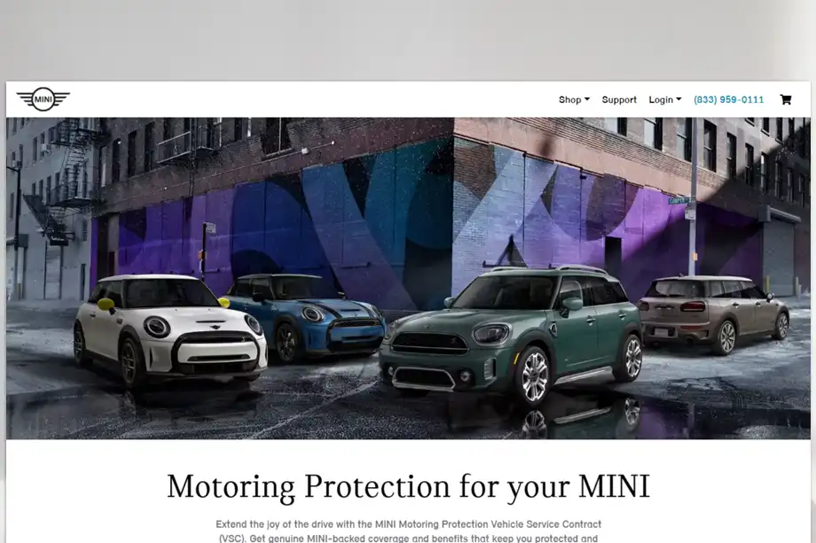 MINI Landing Page